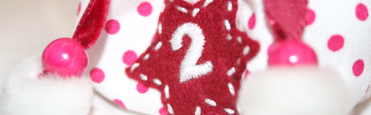 Selbstgenähter Adventskalender