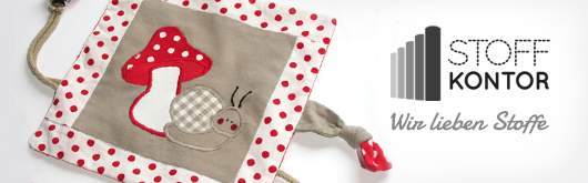 Mein Knistertuch auf dem Stoffkontor Blog