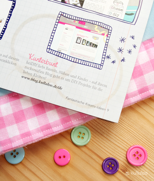 kullaloo im DIY Magazin "Fantastische Kreativ-Ideen" - Blogvorstellung von kullaloo