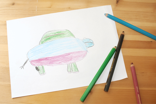 Paint A friend: Der ganz besondere Stofftier-Freund - Zeichnung