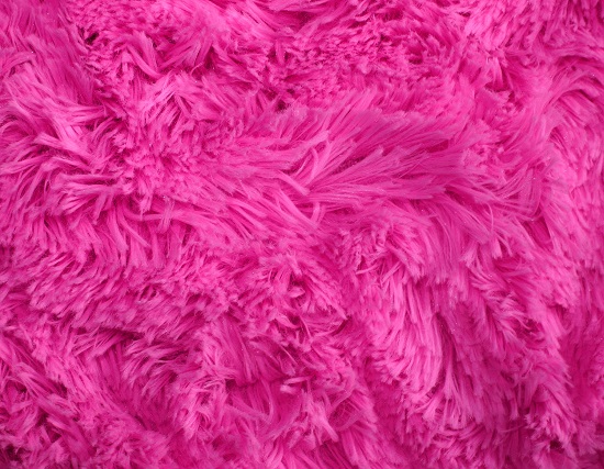 Plüsch kaufen: Zottelplüsch in pink
