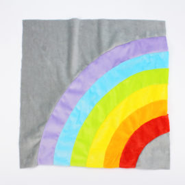 Kostenloses Schnittmuster Regenbogenkissen - Schritt 2b