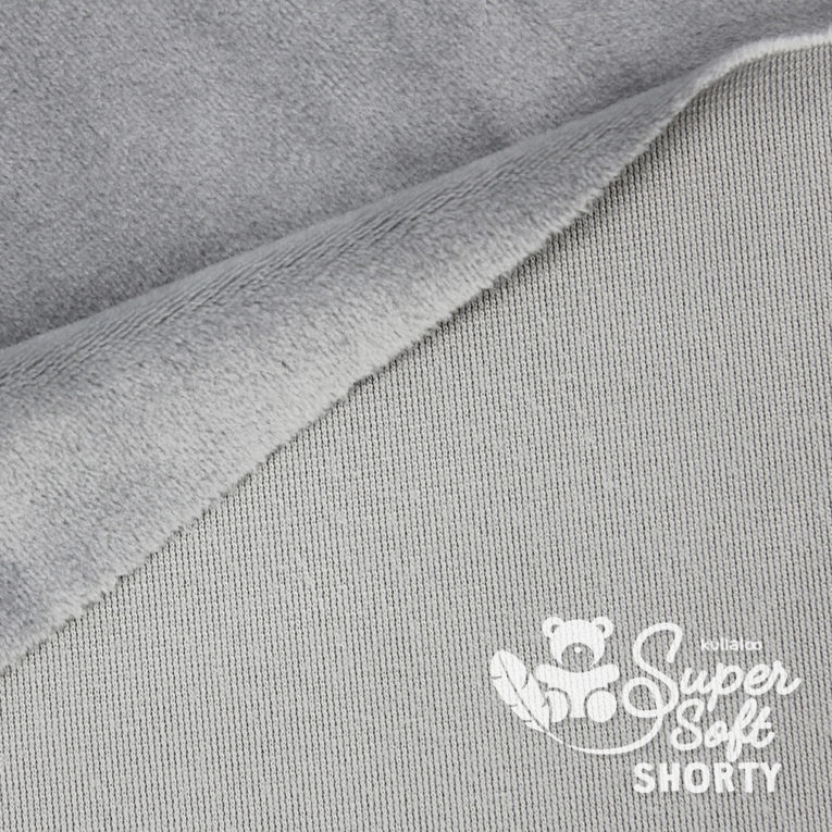 Minky grau - Plüsch Meterware - SuperSoft SHORTY