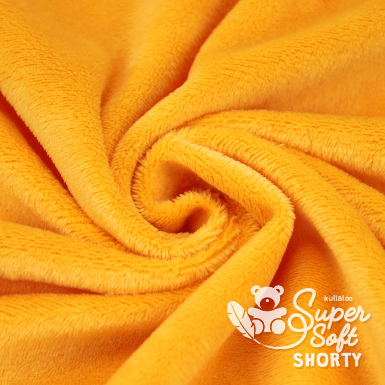 Plüsch orange Meterware - SuperSoft SHORTY