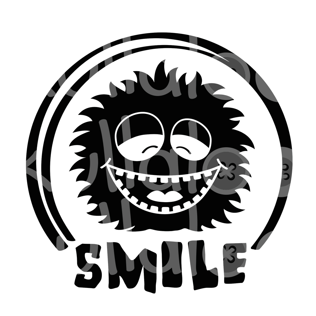 Plotterdatei Smile in SVG und DXF