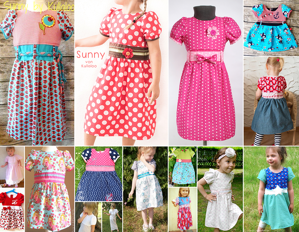 Doppel Schnittmuster Kleid Sunny Kullaloo