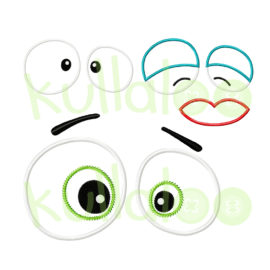 Stickdatei Augen "COOLER KULLER"