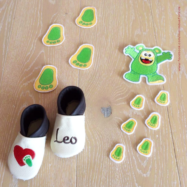 Stickdatei Monster "MemoMonsti" – Beispiel