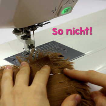 Zottel Plüsch nähen