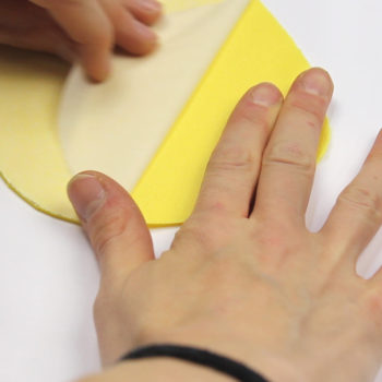 Applizieren mit Langhaarplüsch