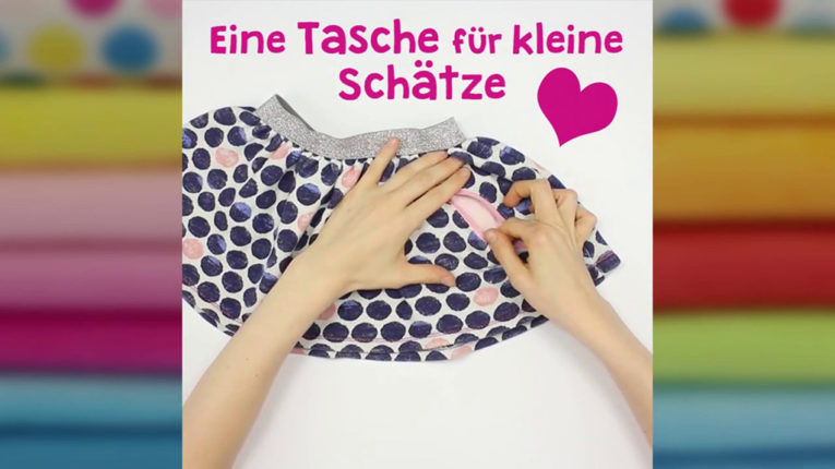 Reißverschlusstasche nähen