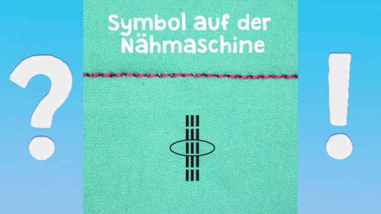 Der Dreifach-Geradstich