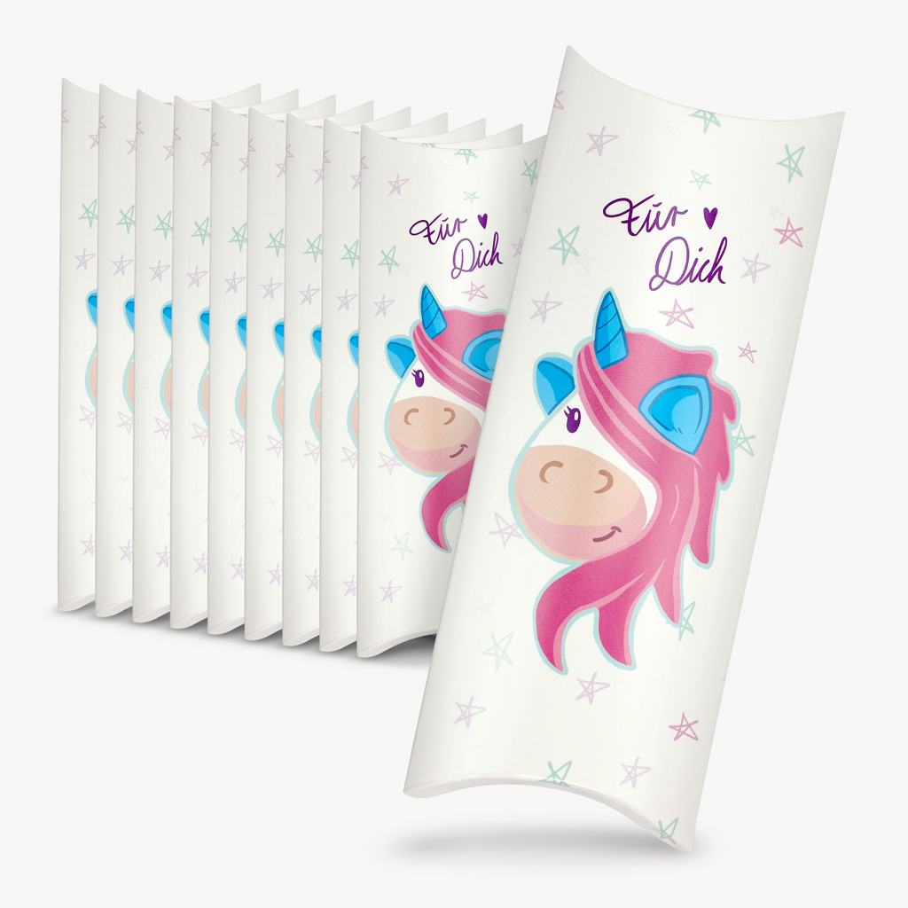 Einhorn Geschenktüten / Mitgebseltüten Kindergeburtstag 10er-Set