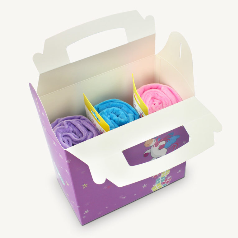 Geschenkverpackung Einhorn / Geschenktüte für Kinder oder Stoffliebhaber