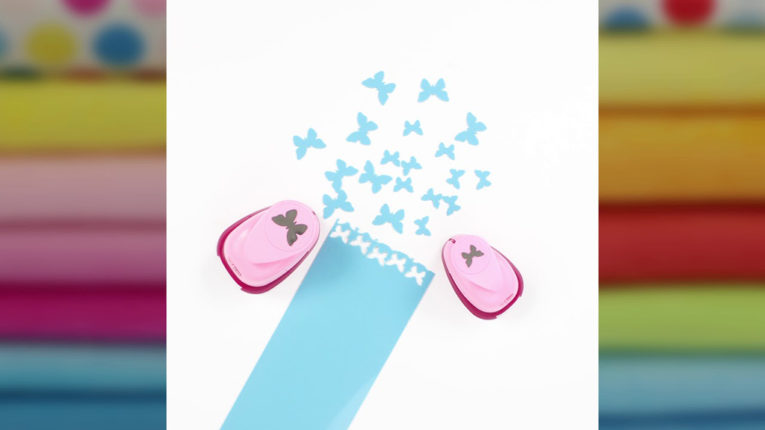 Kissen dekorieren mit Motivstanzer und Bügelfolie