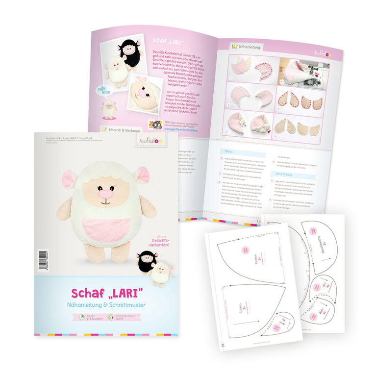 Papierschnittmuster Schaf "LARI"