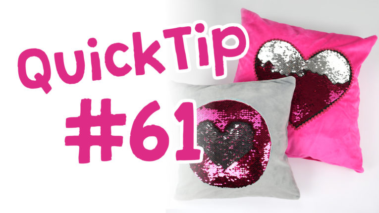 QUick Tip: Wendepailletten Applikation nähen