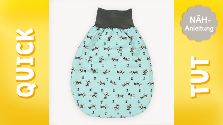 Quick Tut Video Nähanleitung: Pucksack nähen für Babys