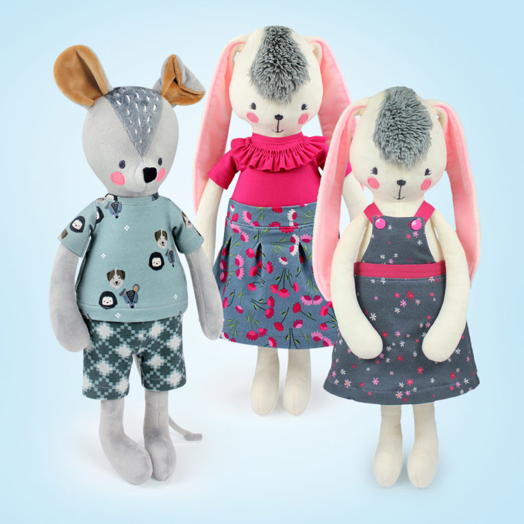 Schnittmuster Puppenkleidung für "MELLY & MATTES" by Lila-Lotta