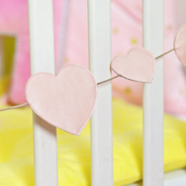 Girlande nähen Babyzimmer