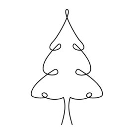 Nähen für Advent und Weihnachten: Lineart Applikationsvorlagen