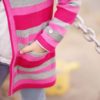 Strickjacke nähen mit Schnittmuster Cardigan "CHILLY" für Kinder