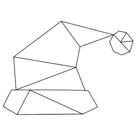 Origami Weihnachtsdeko nähen Vorlagen