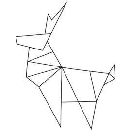 Origami Weihnachtsdeko nähen Vorlagen