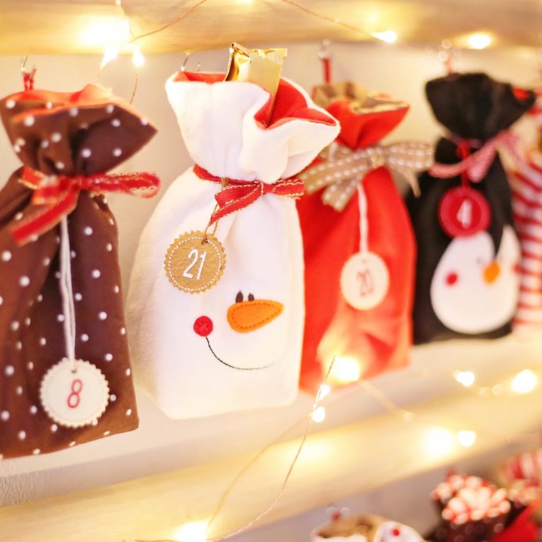Adventskalender nähen: Ideen