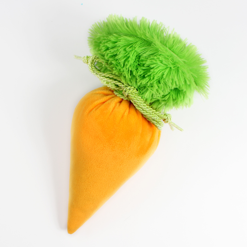 Möhren Beutel Nähen zu Ostern: kostenloses Schnittmuster