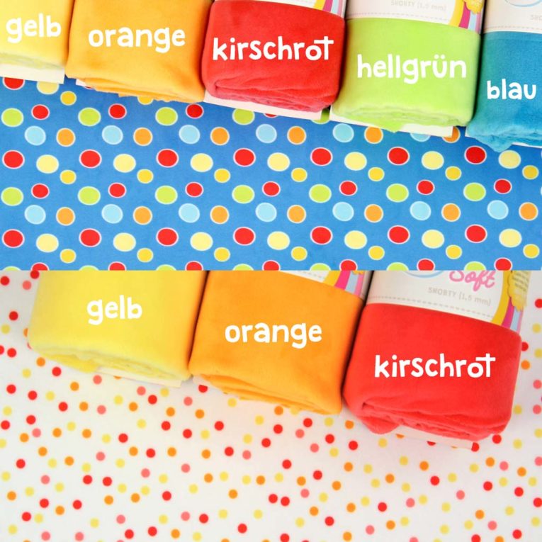 Plüschstoff "12in1" Musterprint – 1,5 mm SuperSoft SHORTY – Panel 100 x 150 cm