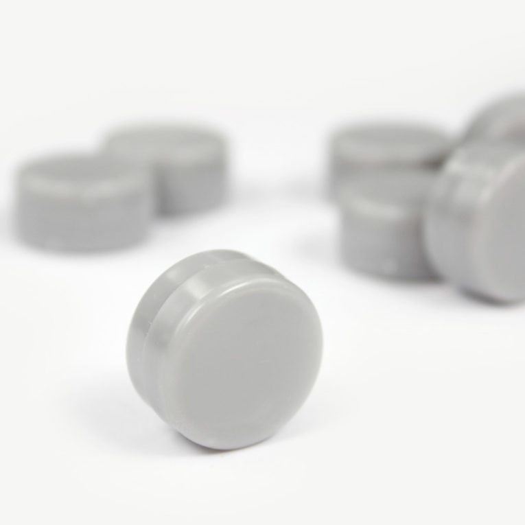 Rassel zum Einnähen: Rasselscheibe 22 mm, Set mit 8 Stück – Go Handmade