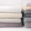 PlushMinky™ Minky Stoff wollweiß ("Pristine")  – 3 mm Flor – 0,5m – Bild 5