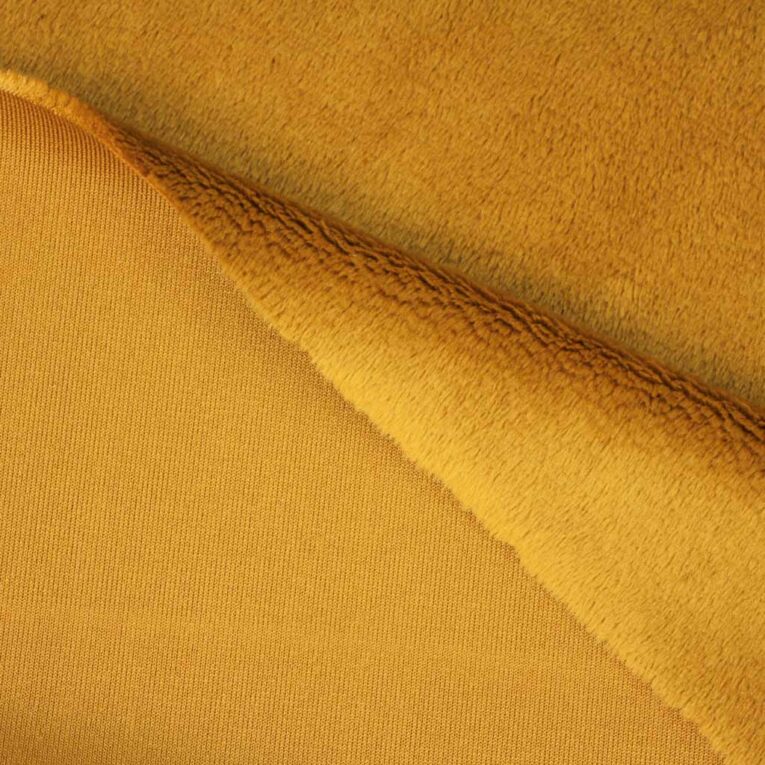 PlushMinky™ Minky Stoff "Chai Tea" – 3 mm Flor
