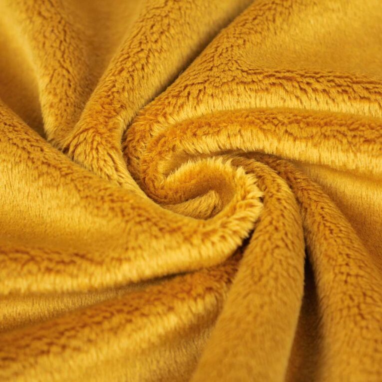 PlushMinky™ Minky Stoff "Chai Tea" – 3 mm Flor