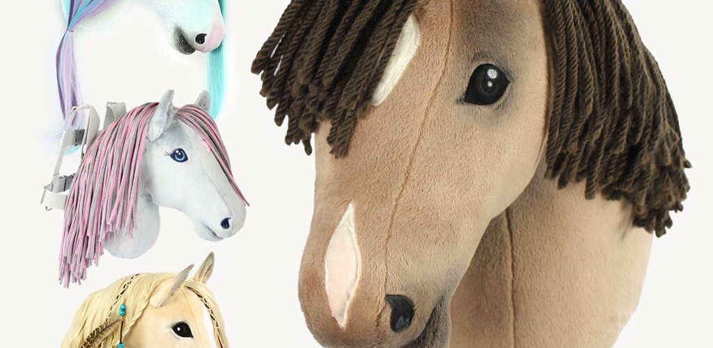 Hobby Horse Schnittmuster "HOLLY": Steckenpferd, Frisierkopf, Wanddekoration & Umschnallpferd