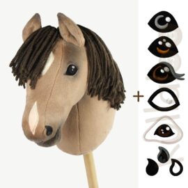 Schnittmuster Hobby Horse "HOLLY" mit Stickdateien für Augen & Nüstern