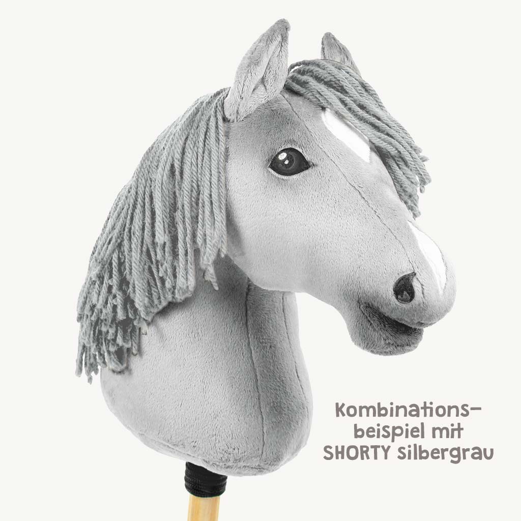 Wolle MAXI MERINO grau zum Steckenpferd Mähne basteln – Katia