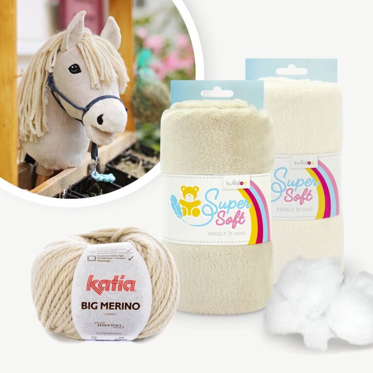 Hobby Horse Palomino Stoffpaket für Schnittmuster "HOLLY"