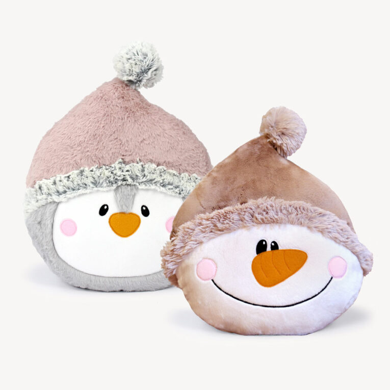 kullaloo QuickSchnitt: Pinguin und Schneemann Kissen nähen