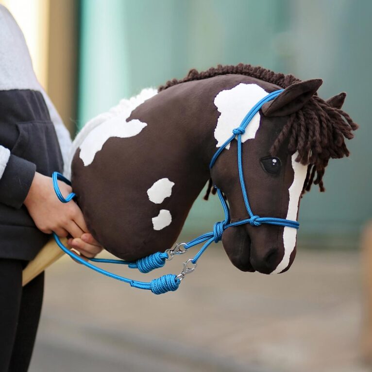 Hobby Horse Halfter Material Set aqua-pink