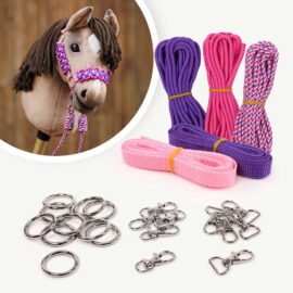 Hobby Horse Halfter Materialset lila-pink