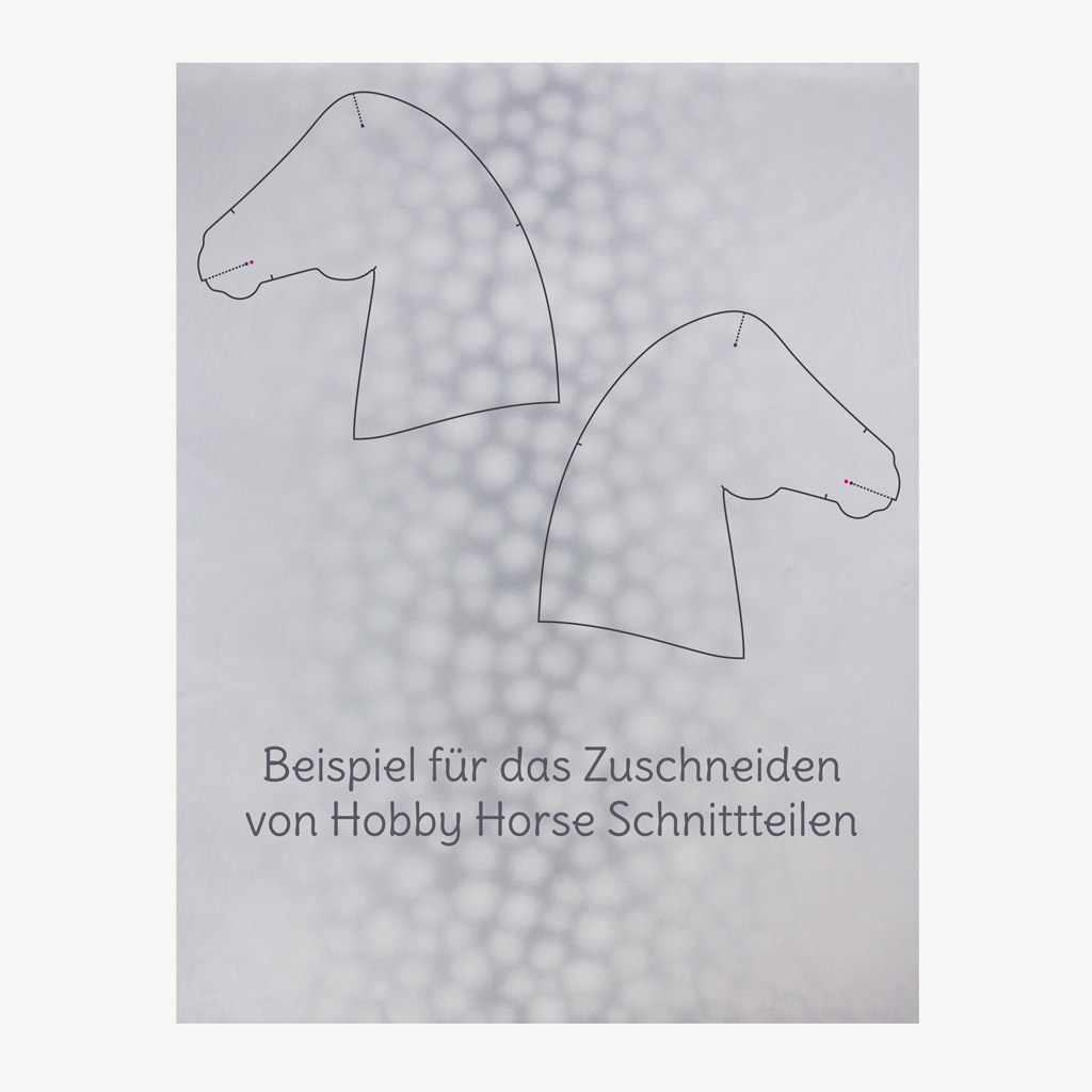 Hobby Horse Stoff Apfelschimmel – 1,5 mm SuperSoft SHORTY