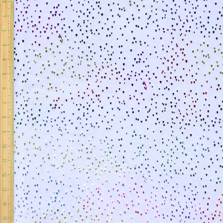 Glitzer Plüsch weiß / multi – SHANNON Sparkle Cuddle
