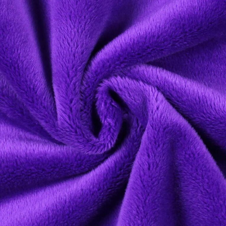 Plüsch Stoff lila / purple – SHANNON fabrics