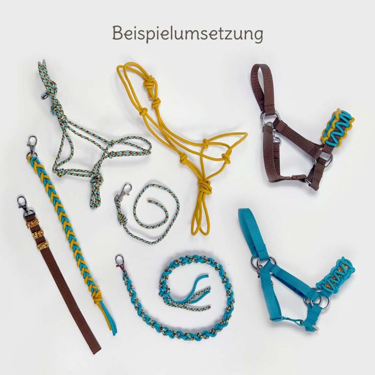 Hobby Horse Halfter selber machen: Beispielumsetzung mit dem Material des Sets