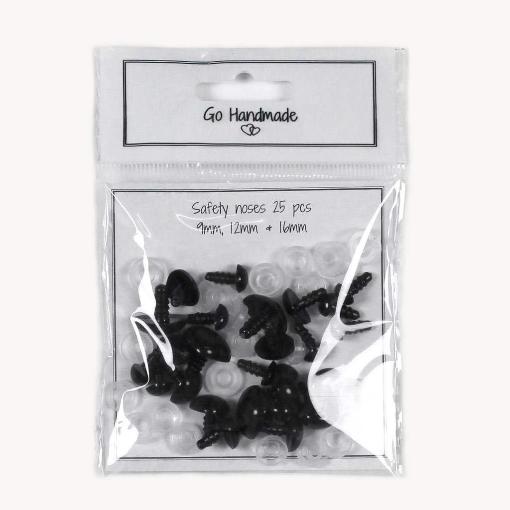 Sicherheitsnasen Set 9-16mm von Go Handmade