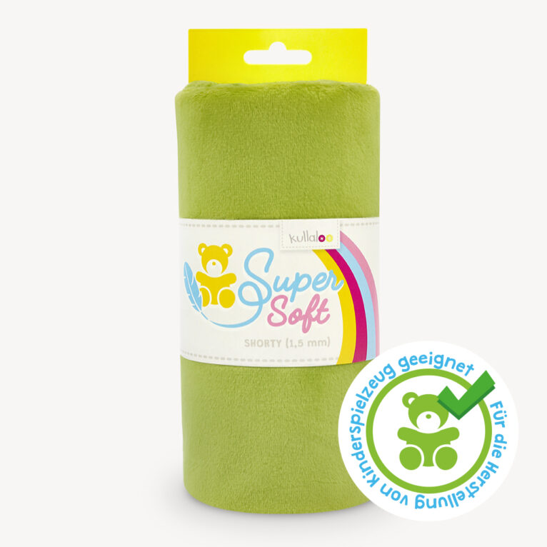 Plüsch moosgrün / moss green – 1,5 mm SuperSoft SHORTY