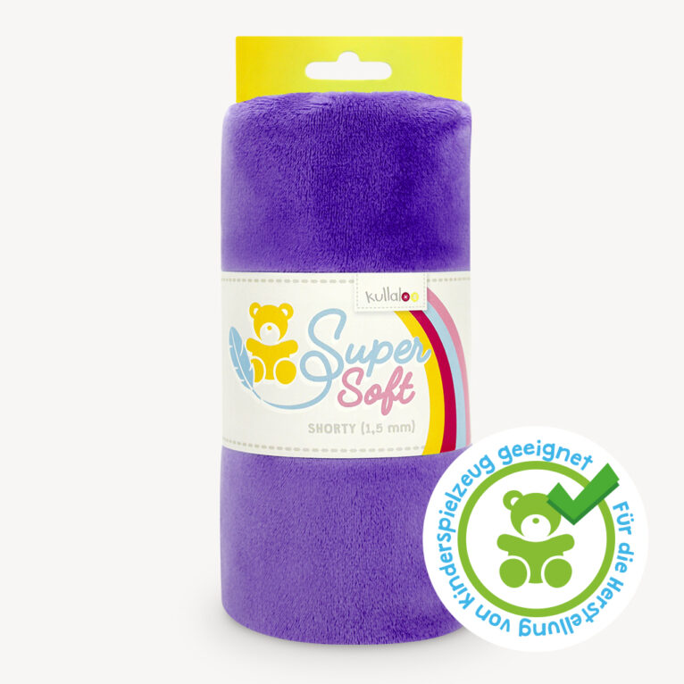 Plüsch ultra violet – 1,5 mm SuperSoft SHORTY