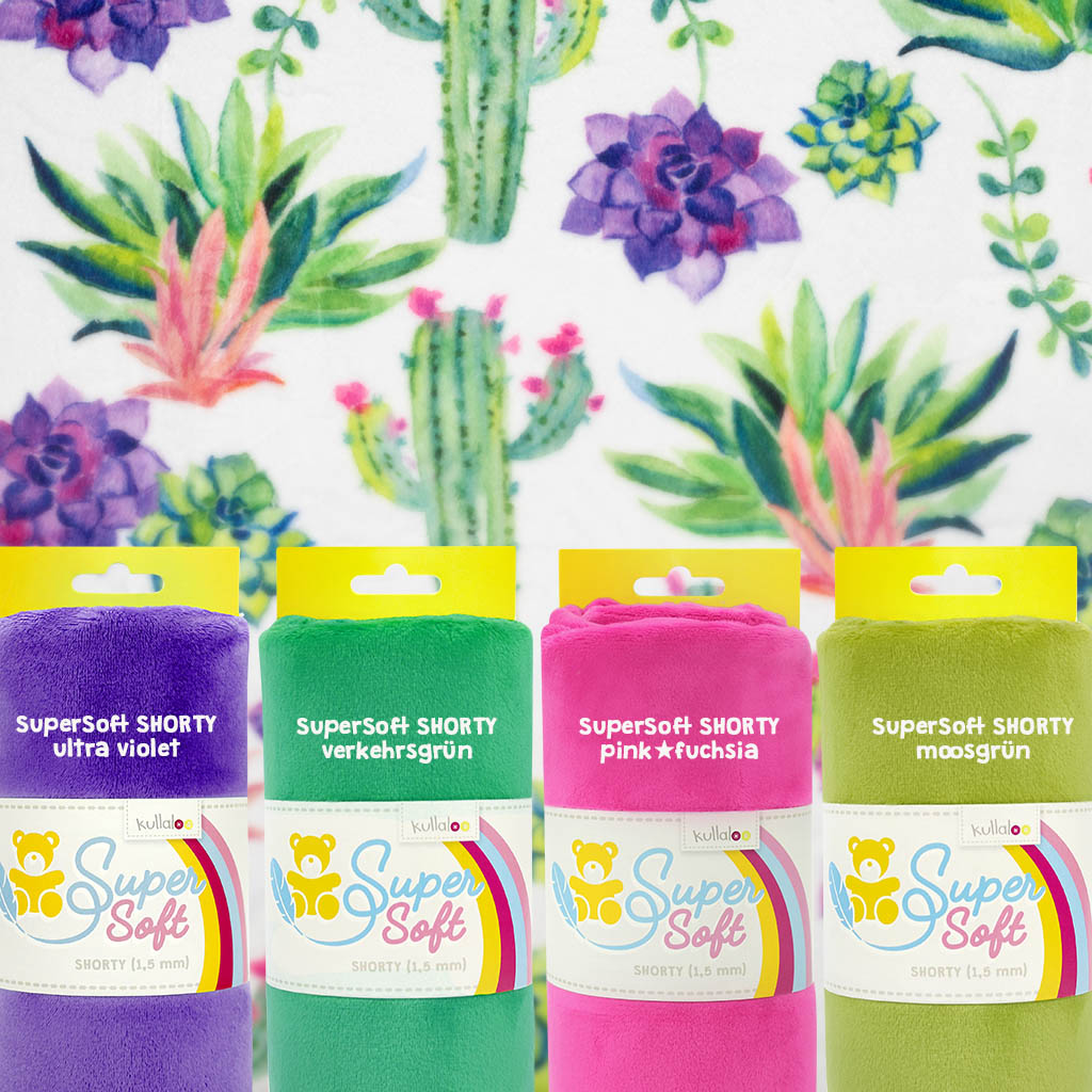 SHANNON Plüsch Prickle Digital Cuddle® Basil mit SuperSoft SHORTY Banderolen